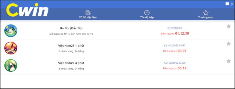 Giới thiệu các hình thức Xổ Số Cwin nổi bật nhất